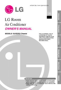 Manual LG AS-H126UDM0 Air Conditioner