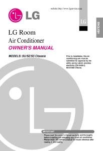 Manual LG LS-H126URM0 Air Conditioner