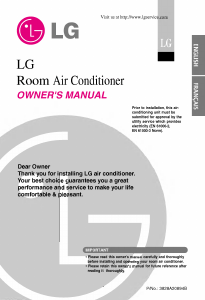 Manual LG LS-H306DGM1 Air Conditioner