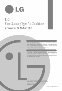 Manual LG LP-K3063HL Air Conditioner
