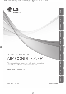 Manual LG ASNW2468RH1 Air Conditioner