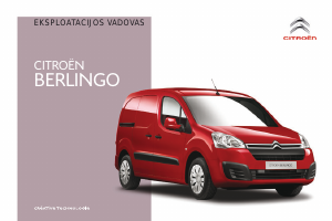 Vadovas Citroën Berlingo (2016)