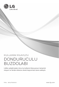 Kullanım kılavuzu LG GR-B632GSTW Donduruculu buzdolabı