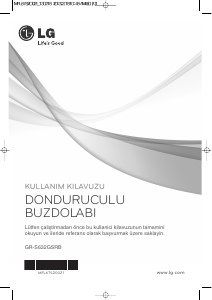 Kullanım kılavuzu LG GR-S632GSRB Donduruculu buzdolabı