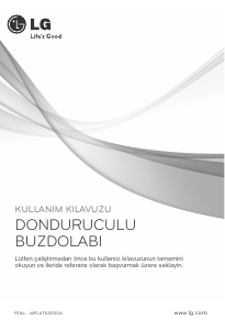 Kullanım kılavuzu LG GR-B632GQQW Donduruculu buzdolabı