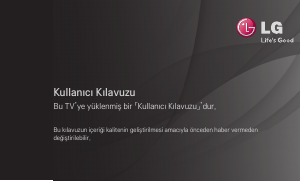 Kullanım kılavuzu LG 50PM6900 LED televizyon