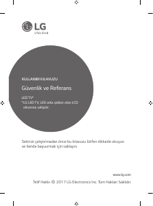 Kullanım kılavuzu LG 49UJ630V-ZA LED televizyon