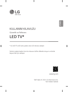 Kullanım kılavuzu LG 65NANO756PA LED televizyon