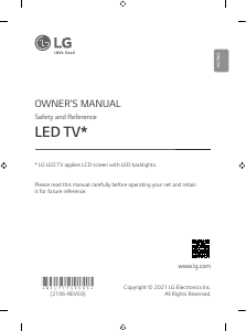 Manual LG 65NANO916PA LED Television