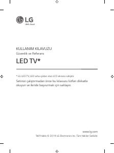 Kullanım kılavuzu LG 49SM8000PLA LED televizyon