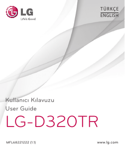 Handleiding LG D320TR Mobiele telefoon