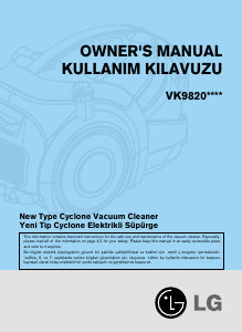 Manual LG VK9820UHA Vacuum Cleaner