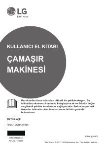 Kullanım kılavuzu LG FH6G1BCHK2N Çamaşır makinesi