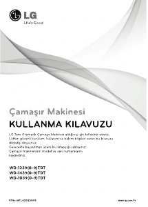 Kullanım kılavuzu LG WD-12391TDT Çamaşır makinesi