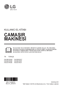 Kullanım kılavuzu LG F4V5VYP2T Çamaşır makinesi