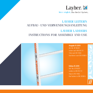 Handleiding Layher 8118.031 Ladder