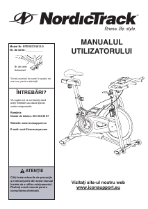 Manual NordicTrack NTEVEX74612.0 Bicicletă exercitii