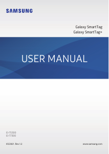 Instrukcja Samsung EI-T7300 Galaxy SmartTag+ Lokalizator Bluetooth