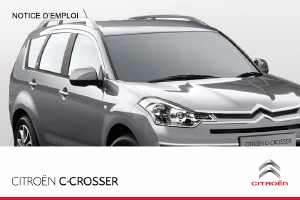Mode d’emploi Citroën C-Crosser (2012)