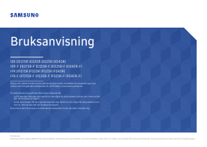 Bruksanvisning Samsung IE020R LED skärm