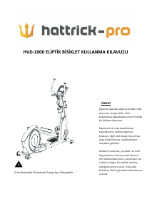 Kullanım kılavuzu Hattrick HVD-1000 Eliptik bisiklet