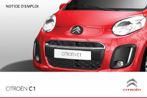 Mode d’emploi Citroën C1 (2012)