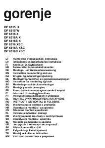 Bedienungsanleitung Gorenje DF6315X Dunstabzugshaube