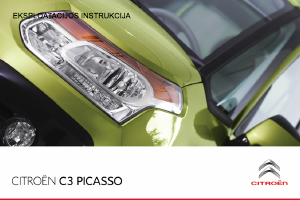Vadovas Citroën C3 Picasso (2012)