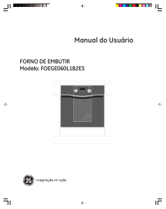 Manual GE FOEGE060L1B2ES Forno