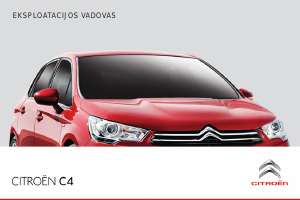 Vadovas Citroën C4 (2015)