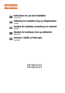 Bruksanvisning Franke FDF 6146 XS ECS Köksfläkt