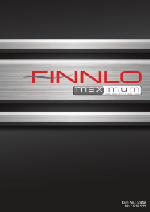 Handleiding Finnlo 3952 Maximum Hometrainer