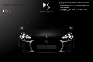 Kullanım kılavuzu Citroën DS3 (2017)