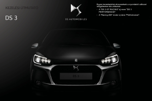 Használati útmutató Citroën DS3 (2017)