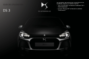 Manual de uso Citroën DS3 (2017)