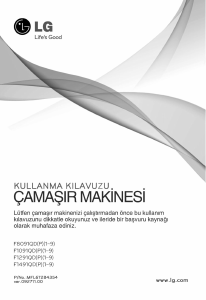 Kullanım kılavuzu LG F1091QDP Çamaşır makinesi