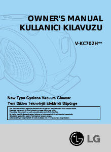Manual LG V-KC702HT Vacuum Cleaner