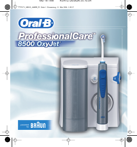 Instrukcja Braun 8500 ProfessionalCare OxyJet Irygator