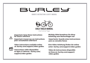 Mode d’emploi Burley DLite Remorque à vélo