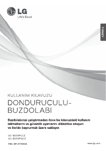 Kullanım kılavuzu LG GC-B559PQCZ Donduruculu buzdolabı