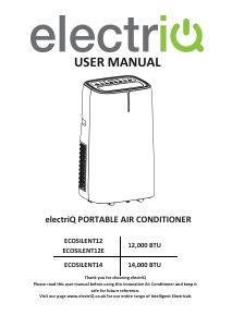 Manual ElectriQ EcoSilent14 Air Conditioner