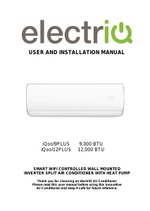 Manual ElectriQ iQool9Plus Air Conditioner