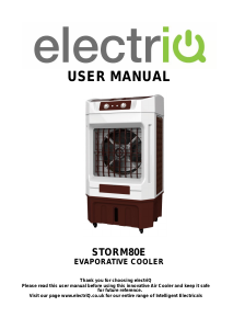 Manual ElectriQ Storm80E Fan
