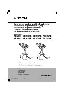 Manual Hitachi WR 12DMR Impact Wrench