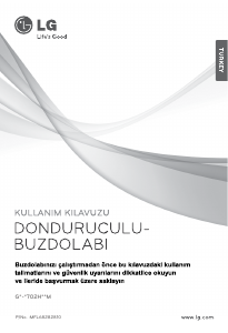 Kullanım kılavuzu LG GN-M702HLHM Donduruculu buzdolabı