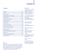 Manual Reebok RB2000 Exercise Bike