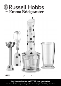 Manual Russell Hobbs 24703 Emma Bridgewater Hand Blender