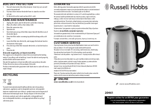 Manual Russell Hobbs 20461 Kettle