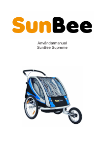 Bruksanvisning SunBee Supreme Cykelvagn