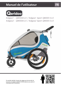 Mode d’emploi Qeridoo Kidgoo1 Remorque à vélo